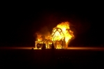 Johnny on the Spot, burning
