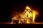 Johnny on the Spot, burning
