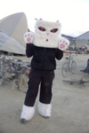 Adrienne's kitty costume