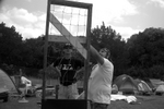 Michael and Rodney with gate