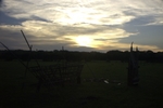 Setting sun