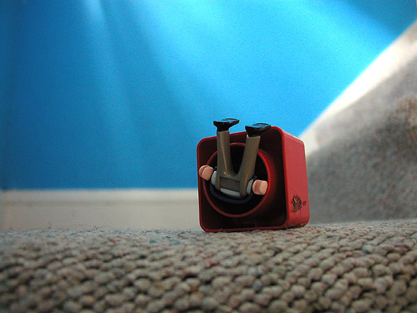 trapped playmobil man