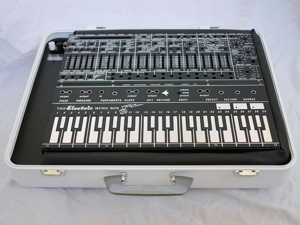Buchla compatible music easel halliburton cases